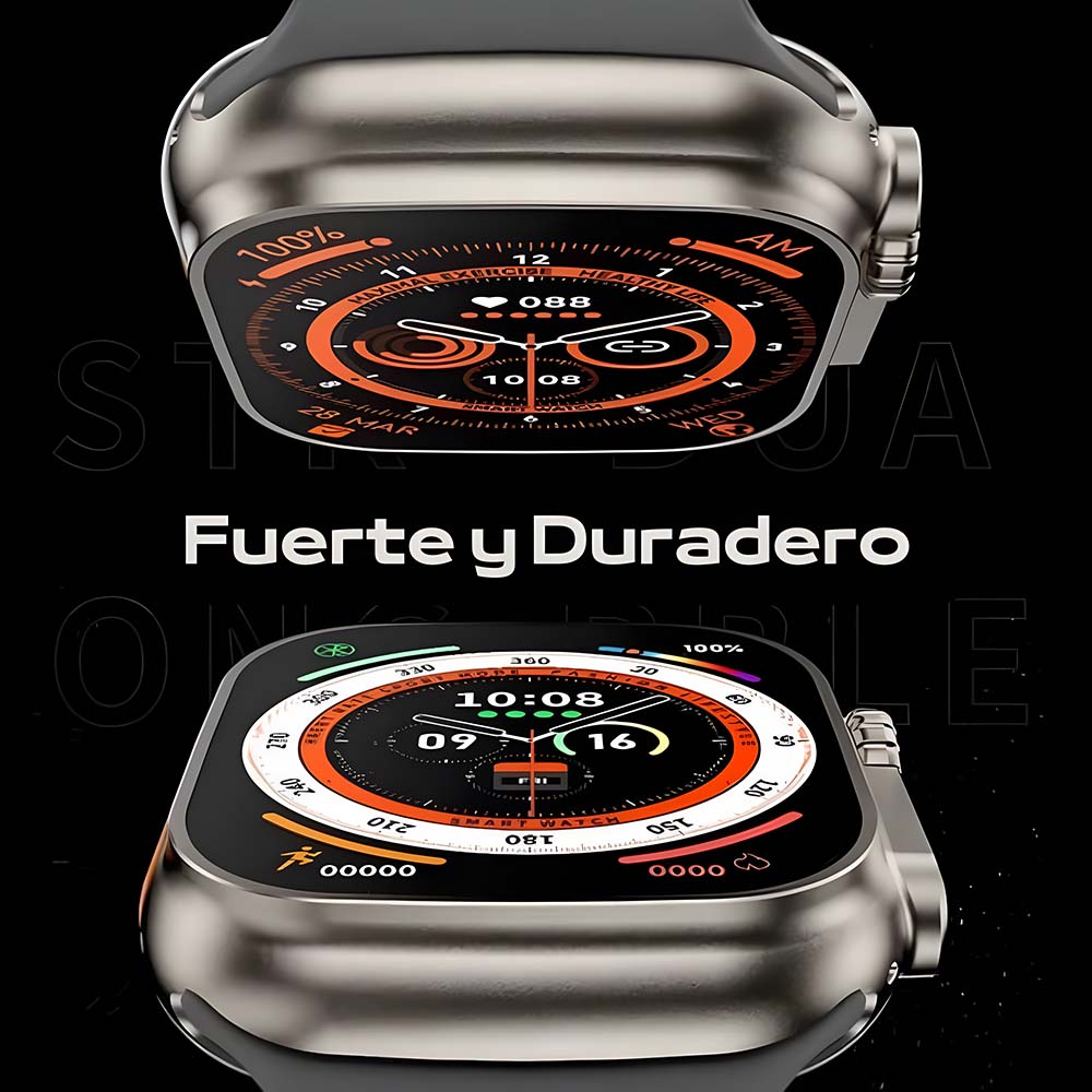 [2 REGALOS INCLUSOS] Smartwatch 9 ULTRA 2™ + REGALOS (AirPods UHD + 7 Pulseras)